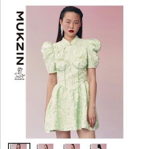 Mukzin Green Dress